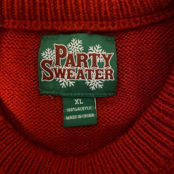 Ugly Sweater Party Sweater Let’s Get Blitzen Size XL - Picture 3 of 3